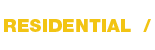 Residential Portfolio